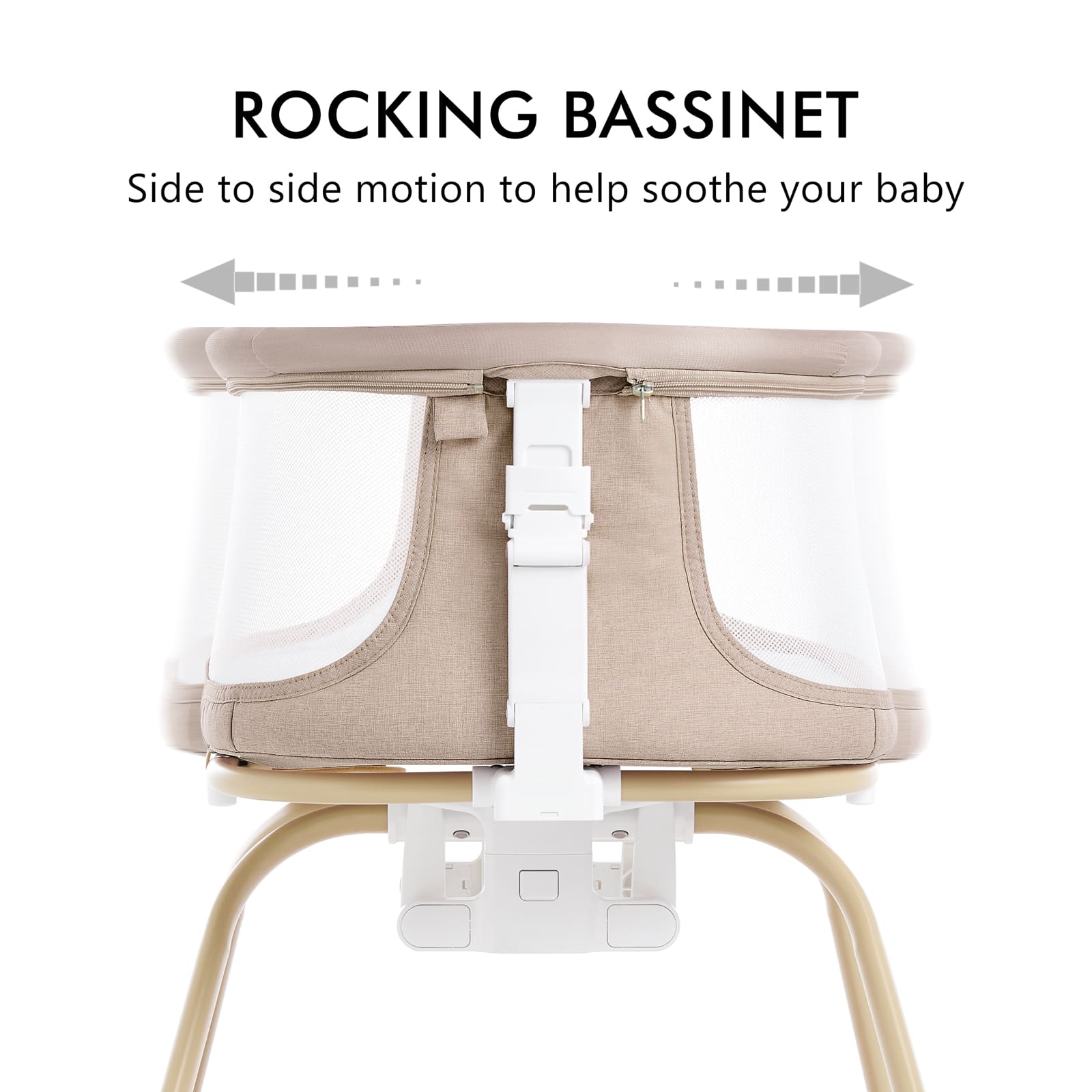 Foldable Baby Rocking Bassinet BN10