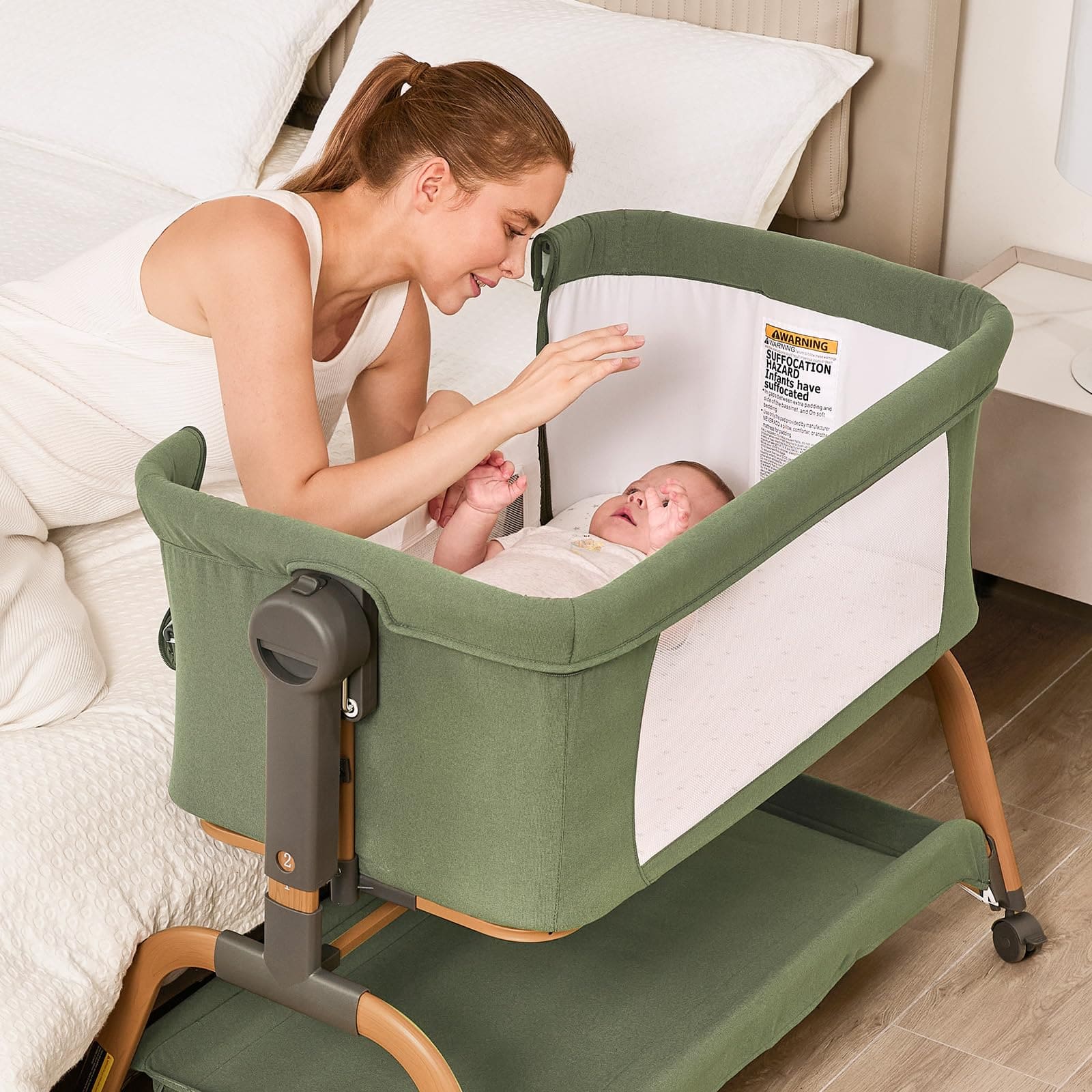 3 In 1 Baby Rocking Bassinet BN03