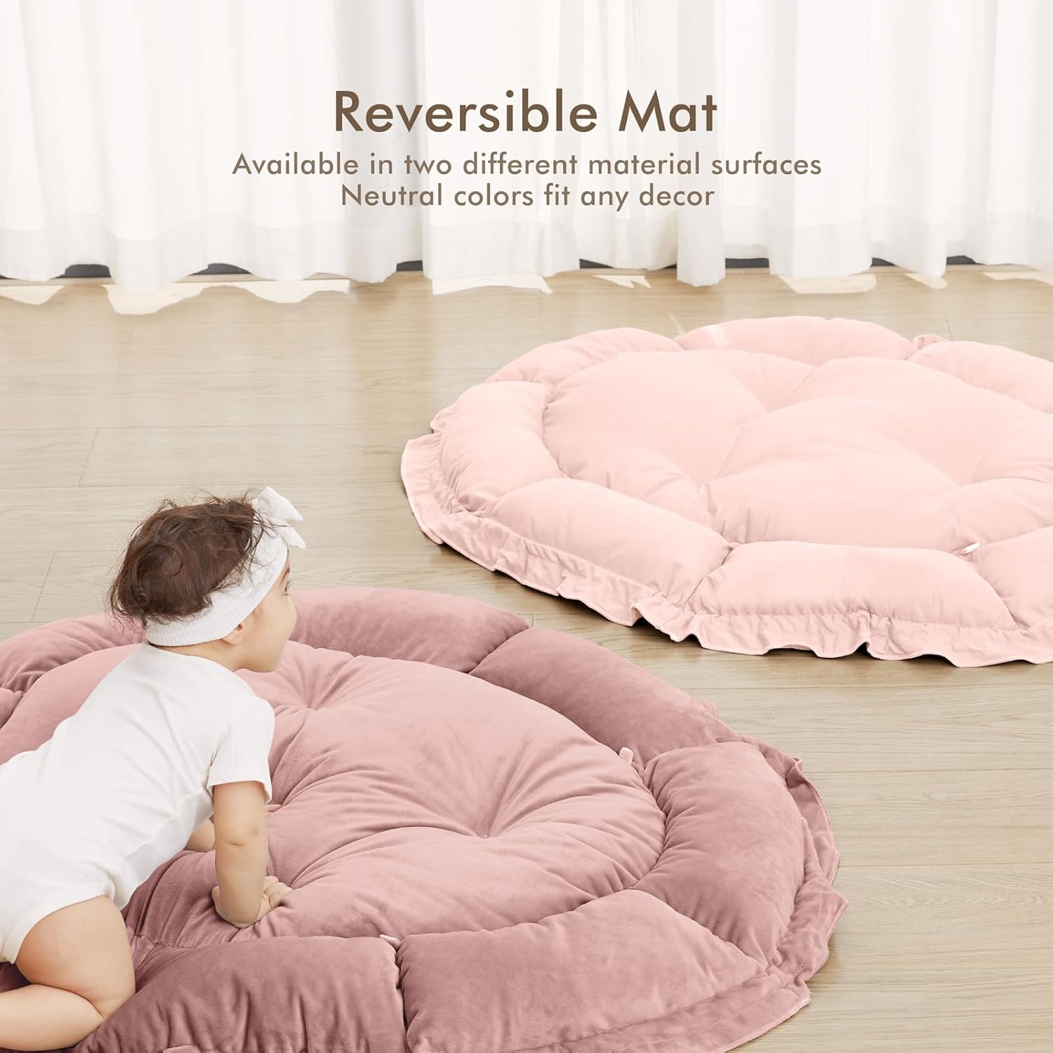 Angelbliss 5 in 1 Baby Play Gym Mat BG01 pink