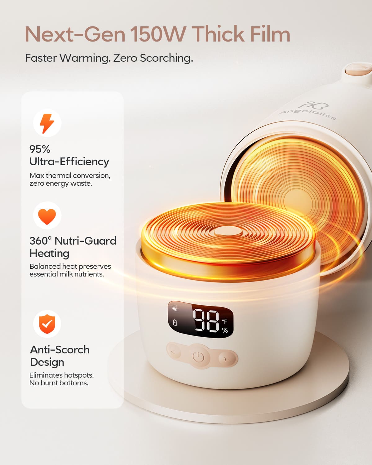 Portable Bottle Warmer for Travel – Fast Heating, Precise Temp Control