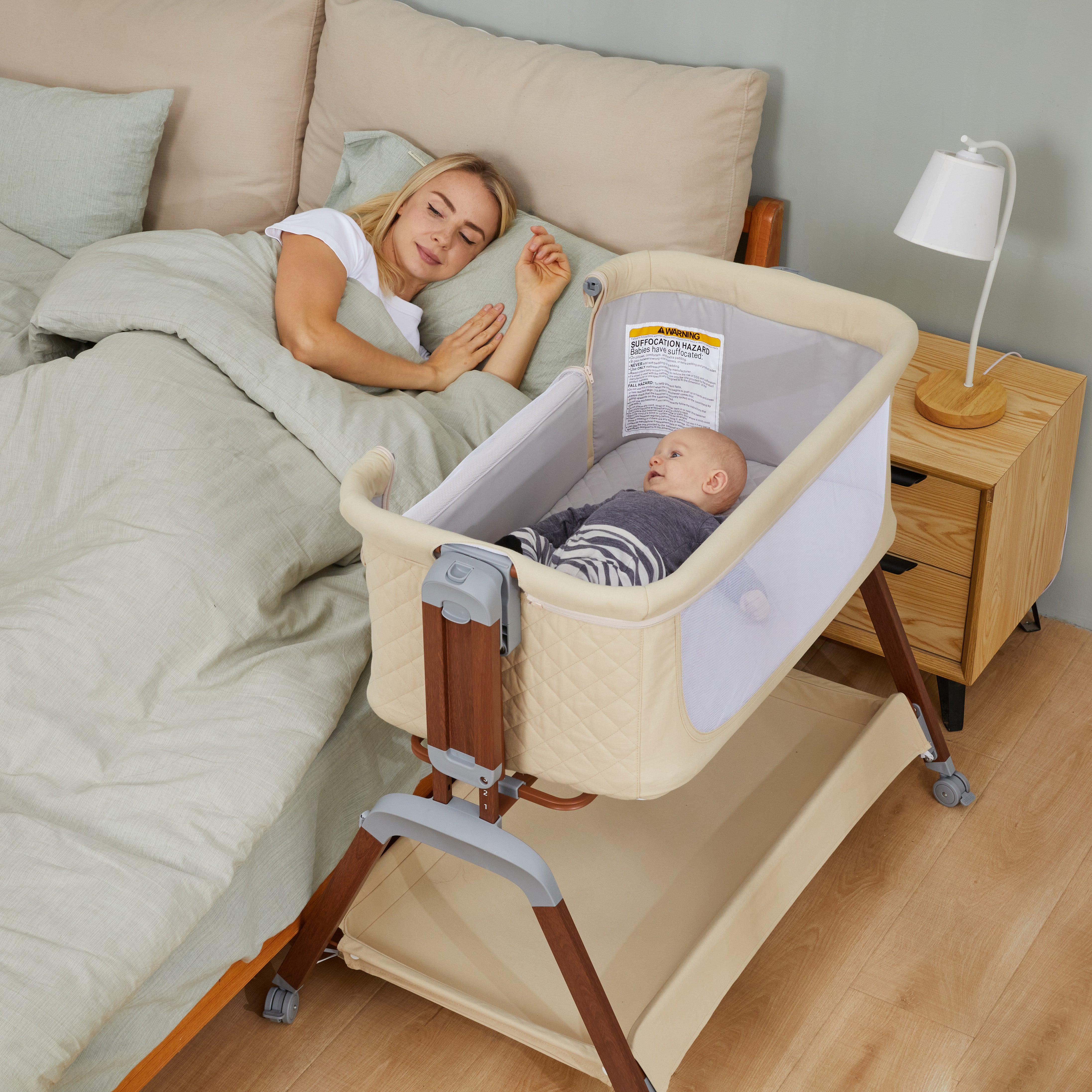 Discover the Ultimate Comfort for Your Baby with the Angelbliss Rocking Bassinet