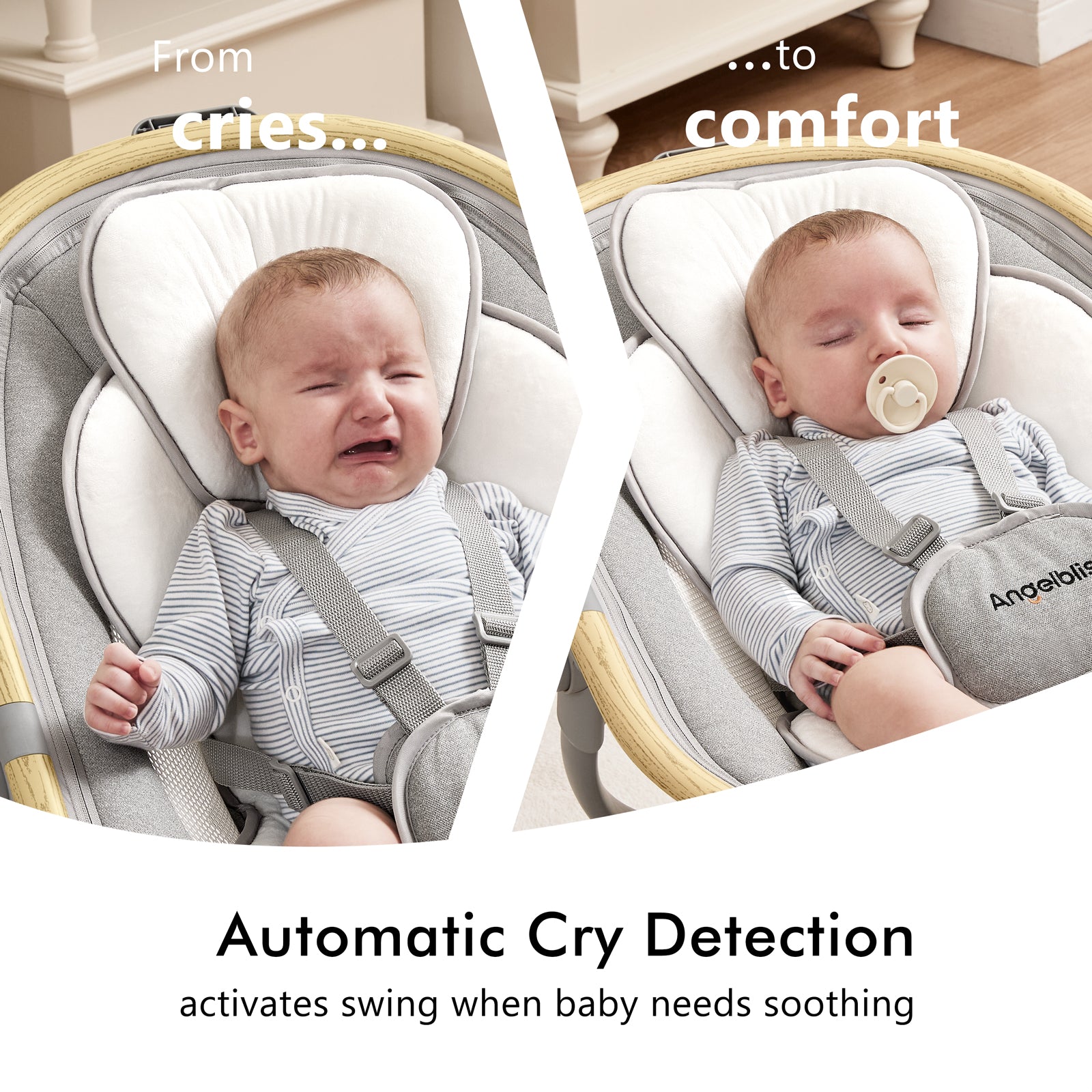 Baby Swing with Crying Detection BS02