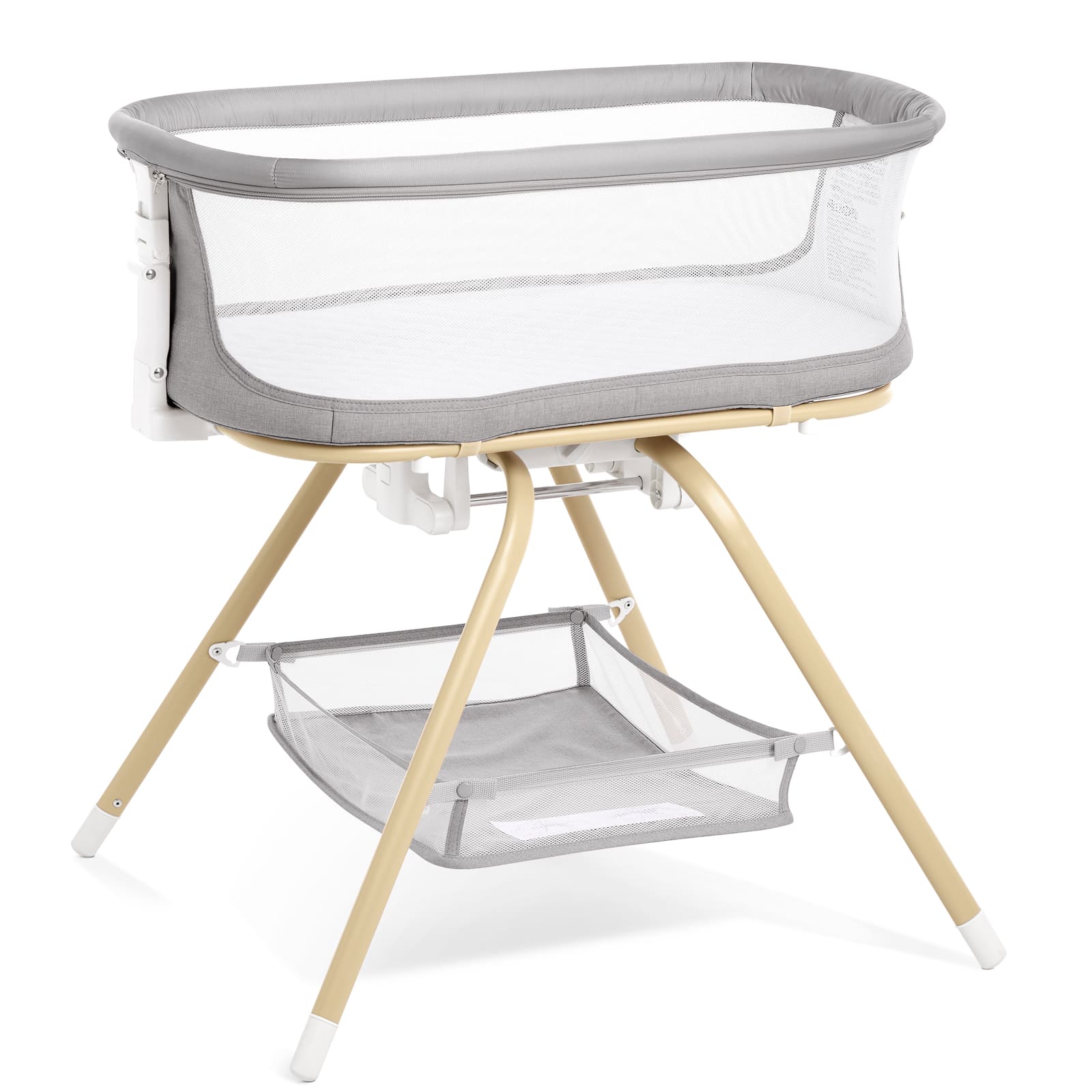 angelbliss baby rocking bassinet bn10 Grey