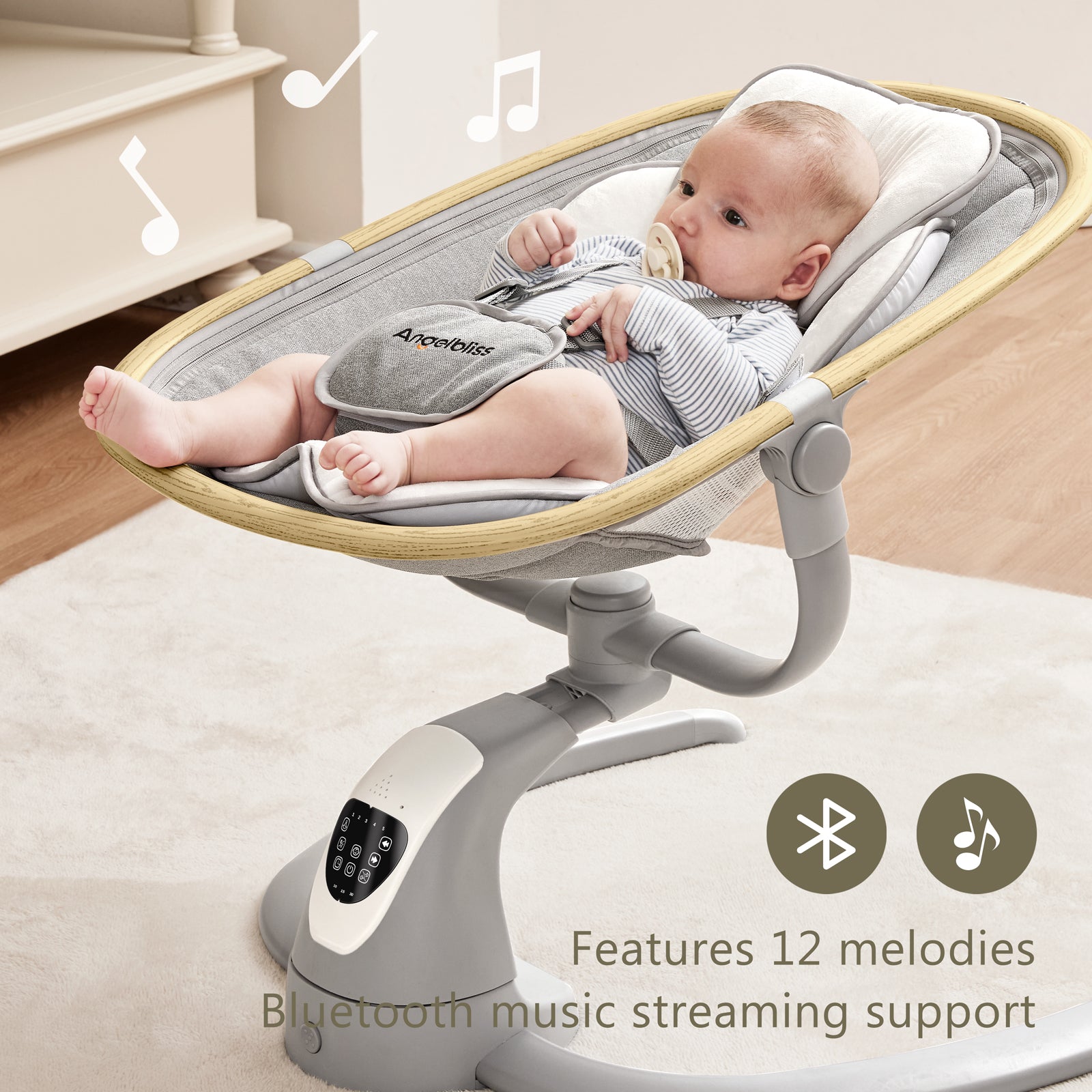 ANGELBLISS Electric Baby Swing BS02