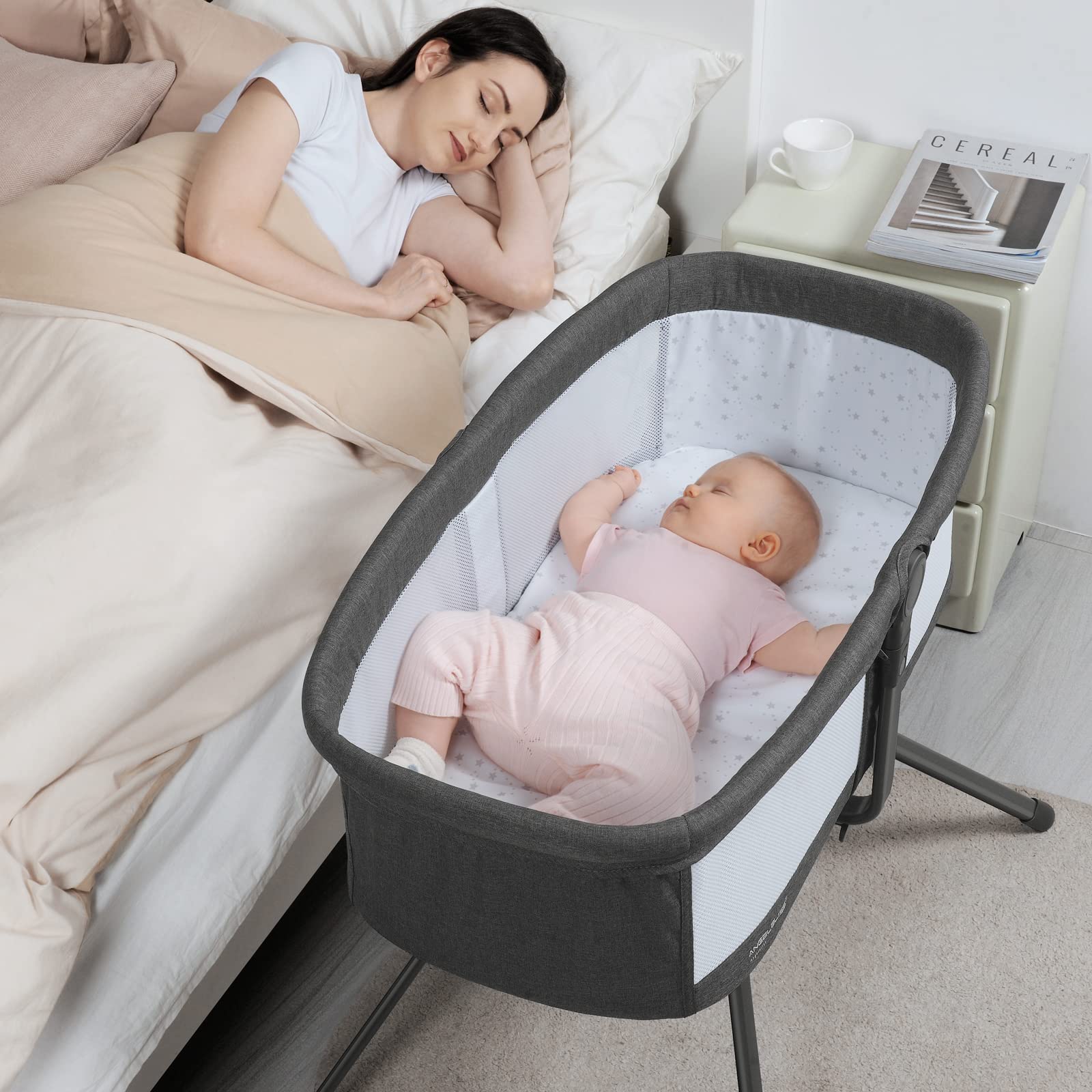 Portable Baby Bassinet BN01 Black