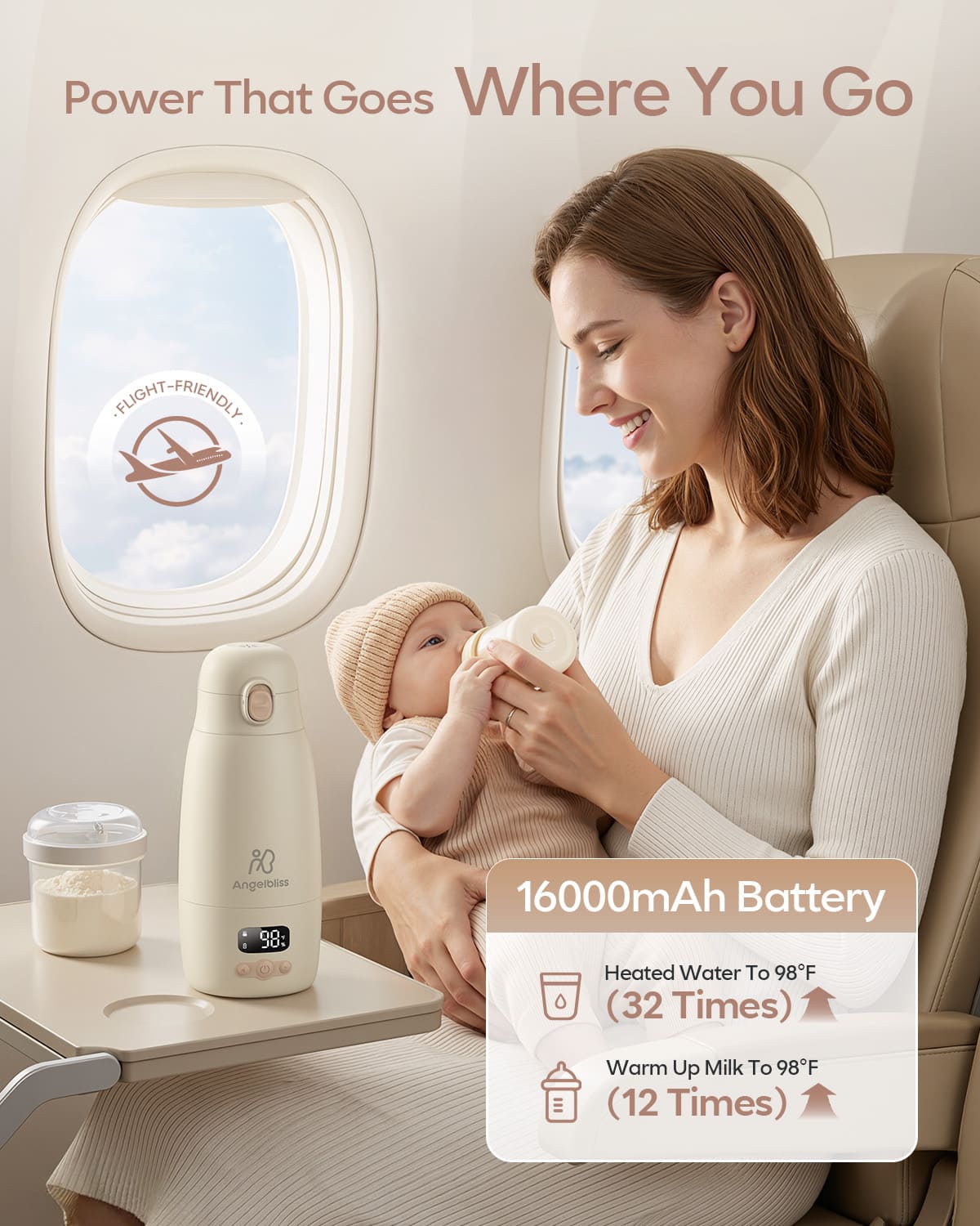 Portable Bottle Warmer for Travel – Fast Heating, Precise Temp Control