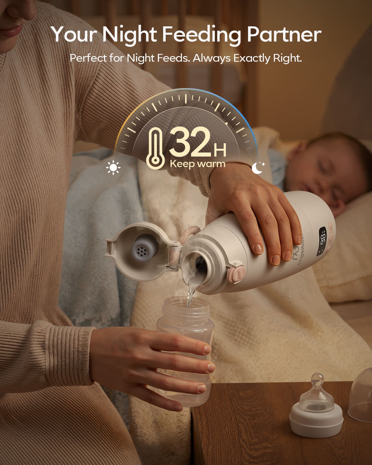 Portable Bottle Warmer for Travel – Fast Heating, Precise Temp Control