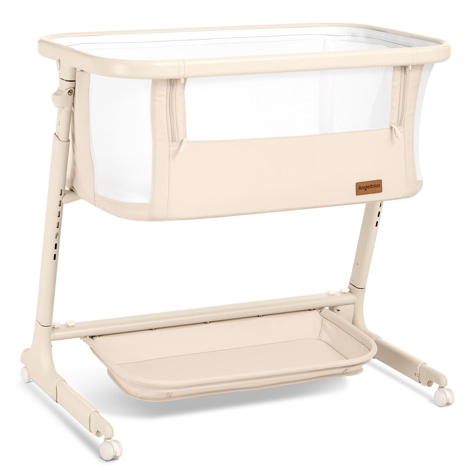 3 in 1 Smart Electric Baby Bassinet: Auto-Rocking Bassinet, Bedside Sleeper & Adjustable Height BN13