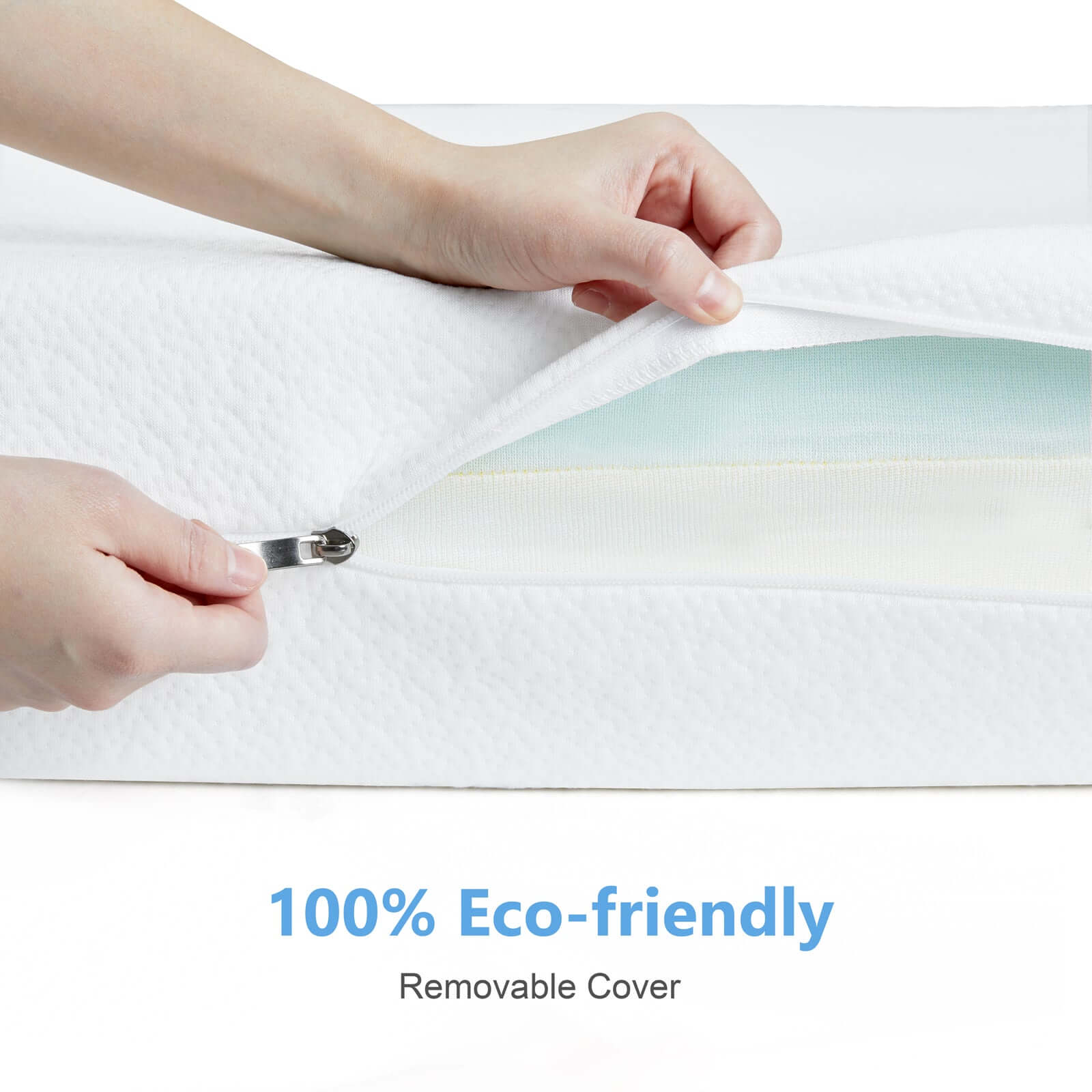 Angelbliss Best Breathable Mattress for Baby BM02 zippers