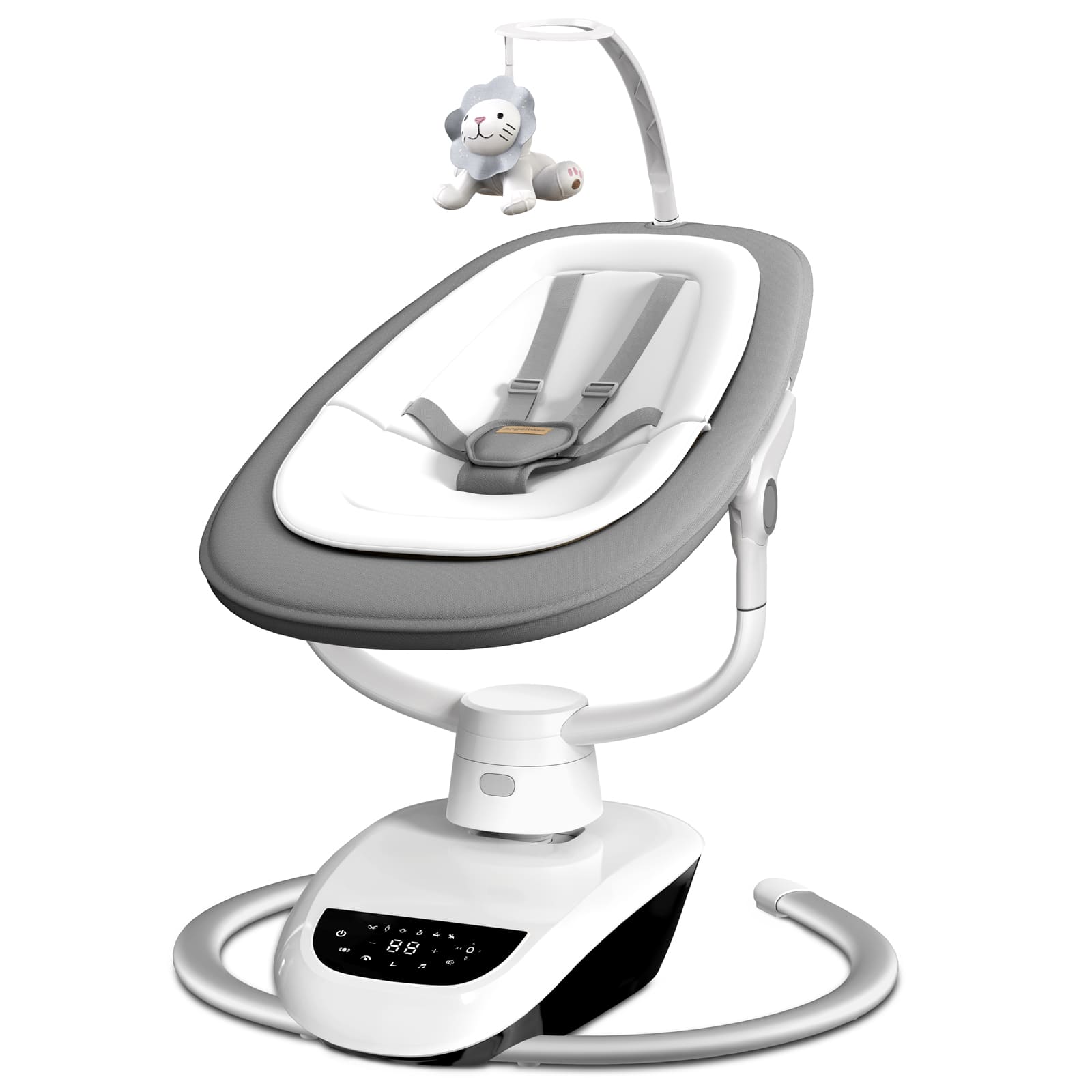 Baby Swing: 6 Unique 3D Motions, Bluetooth App, 13 Lullabies - Electric Infant Swing BS03