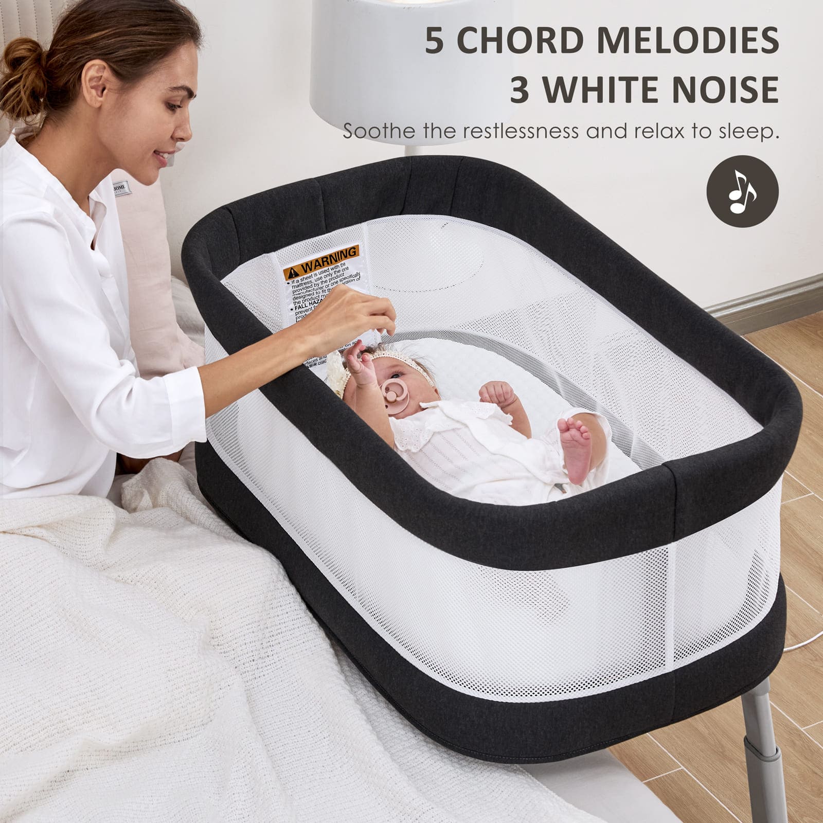 Electric Baby Bassinet with Rocking Motion BN09
