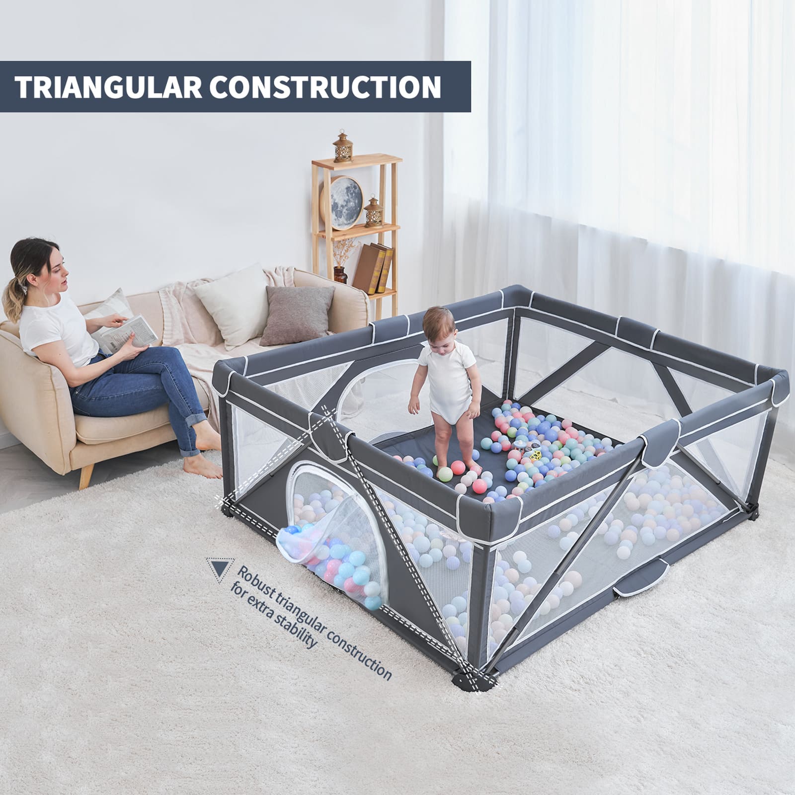 Foldable Baby Playpen BP02