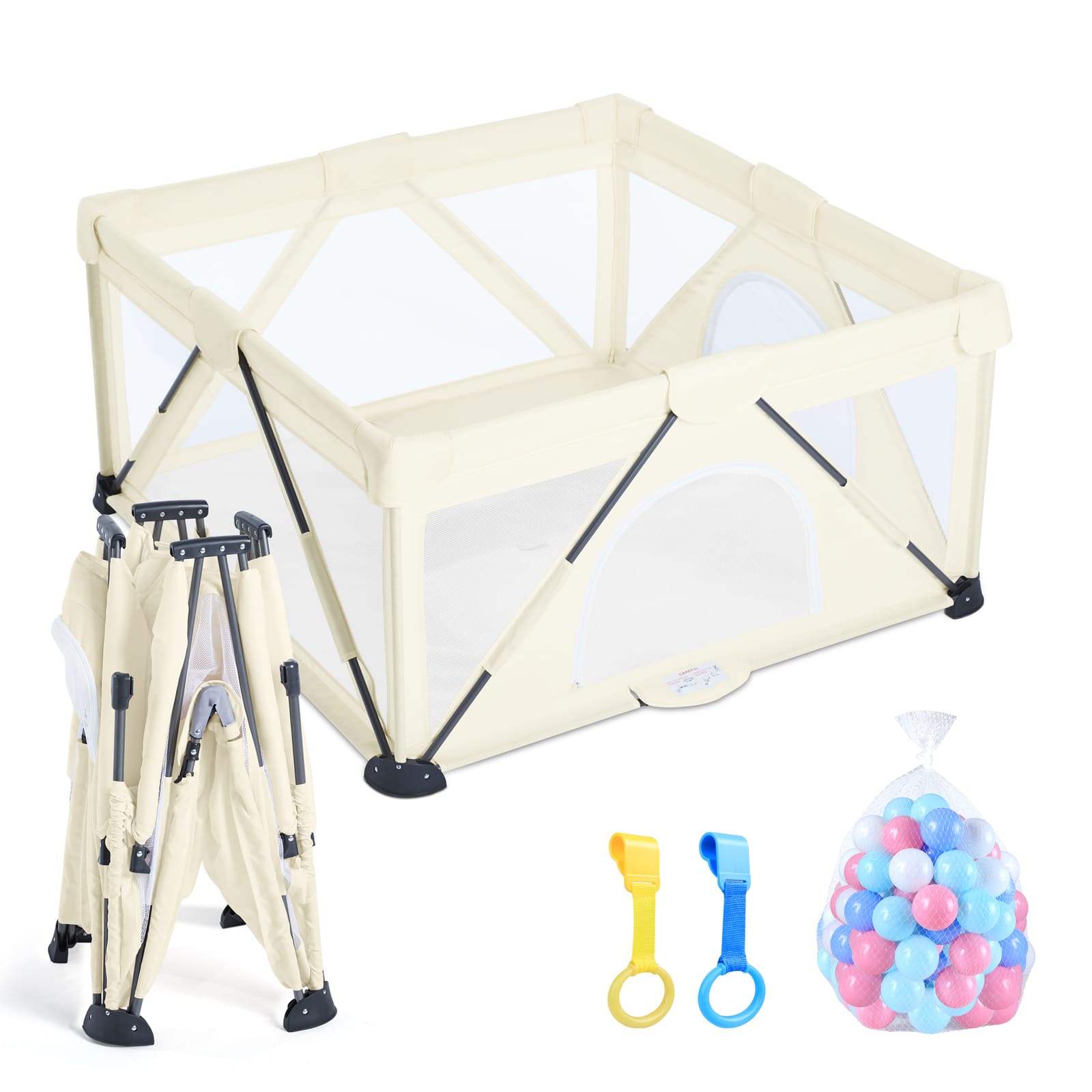 Foldable Baby Playpen, Portable Play Yard BP04