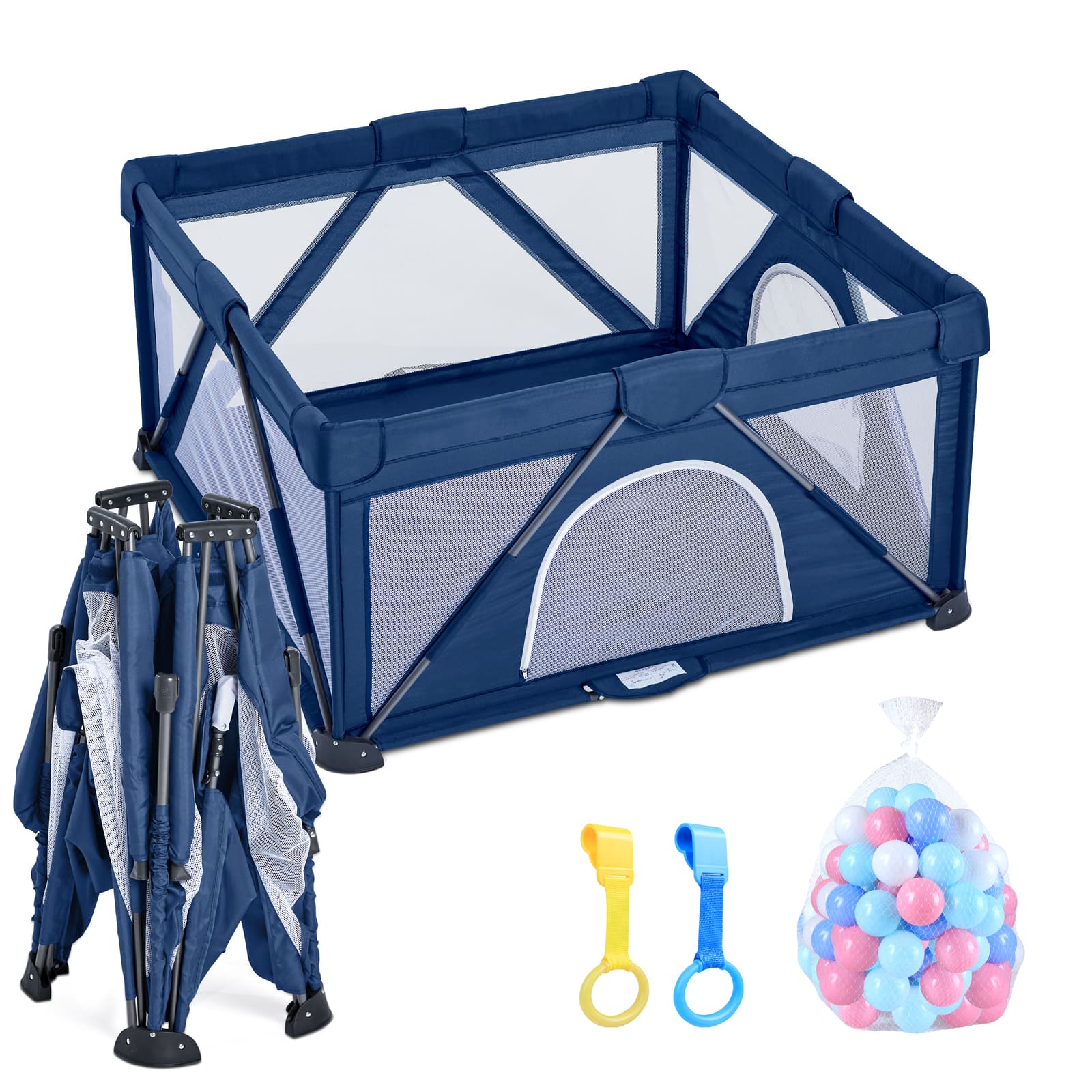 Foldable Baby Playpen, Portable Play Yard BP04
