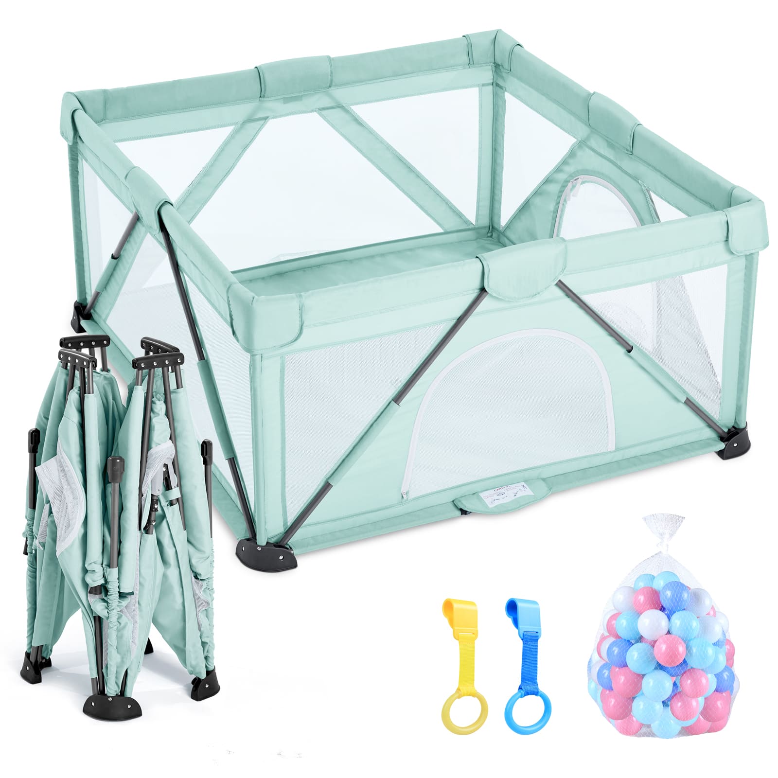 Foldable Baby Playpen, Portable Play Yard BP04
